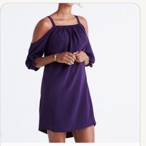 Madewell purple sundress 100% silk size 00